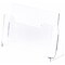 Plymor Clear Acrylic Paper Literature Holder (Countertop), Fits 8.5" x 11" Documents